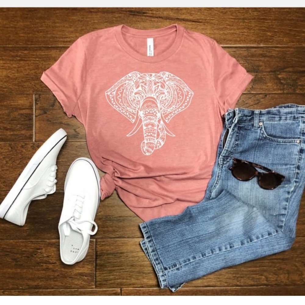 Boho elephant shirt